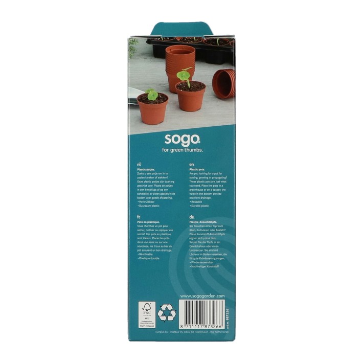 SOGO Plastic Plant Pot 6cm 30pcs.