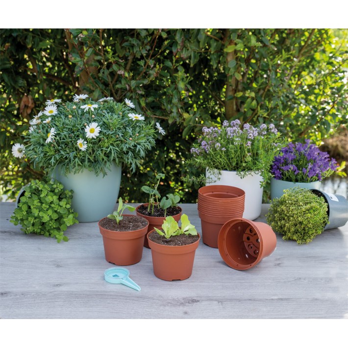 SOGO Plastic Plant Pot 13cm 12pcs.