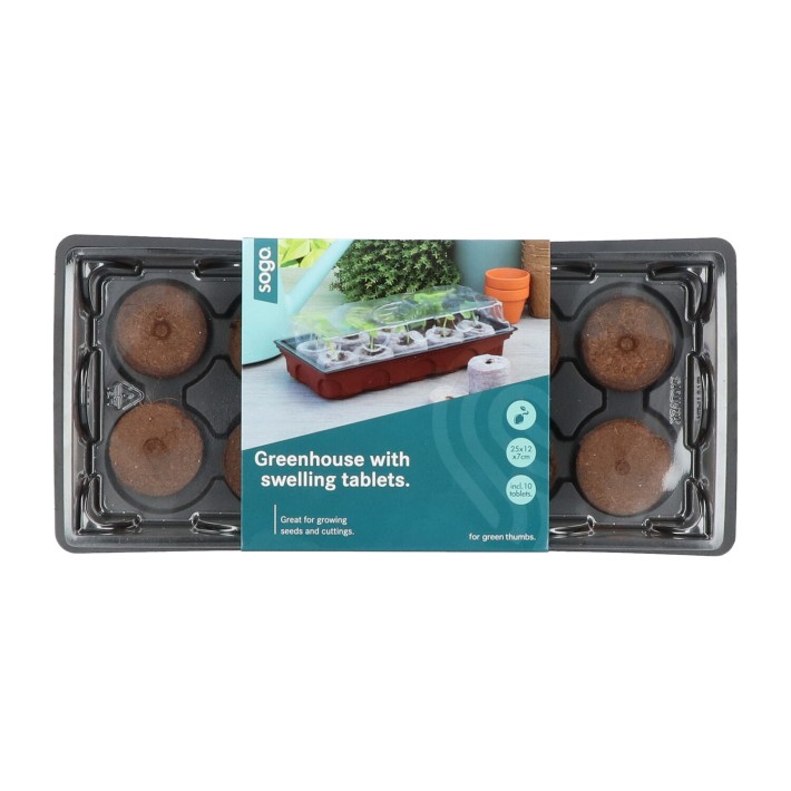 SOGO Greenhouse + 10 grow plugs