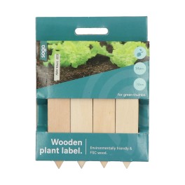 SOGO Wooden plant Labels 10cm 24pc.