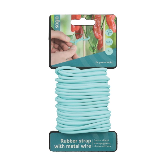 SOGO Rubber strap with metal wire 7m