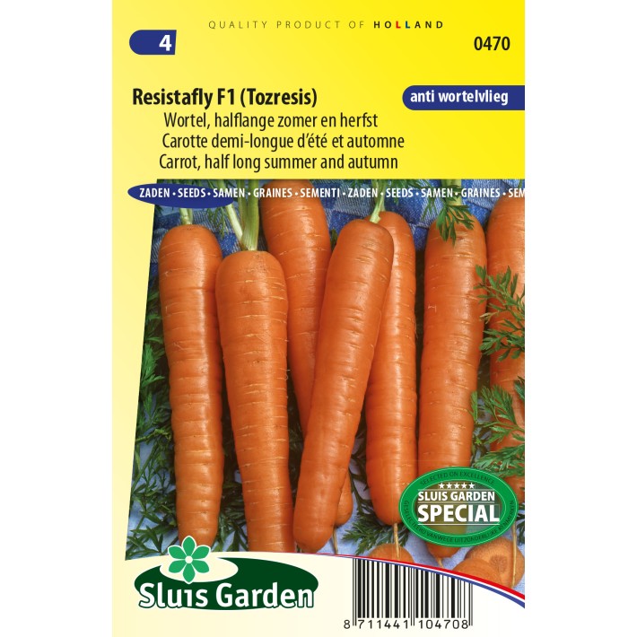 Carrot Resistafly F1 Tozresis (Halflong summer and autumn)
