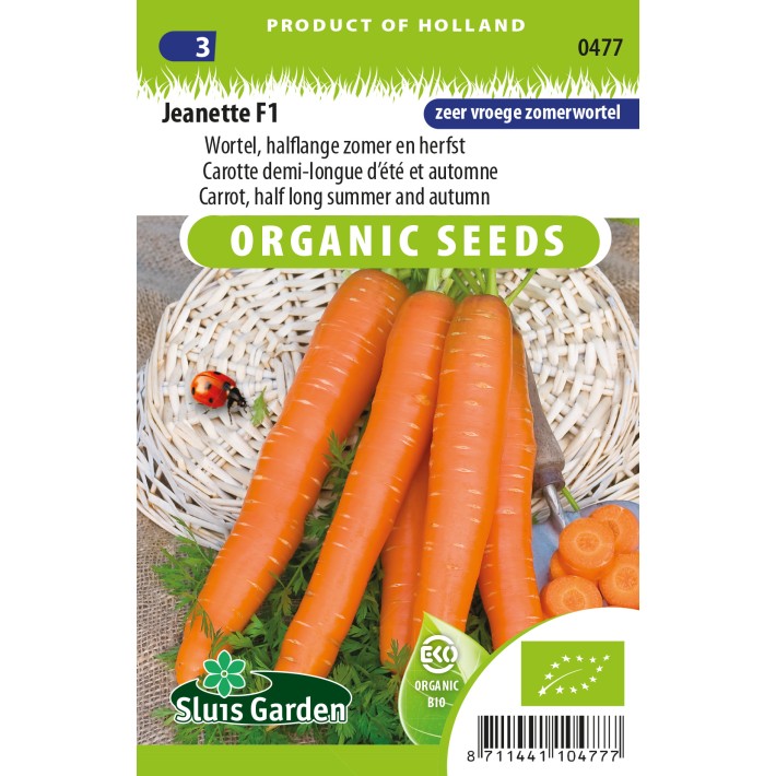 Carrot, half long summer and autumn Jeanette F1