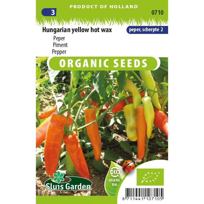 Pepper Hungarian yellow hot wax