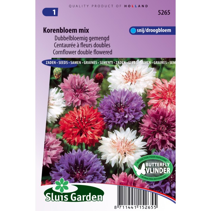 Cornflower Double flowered Mix