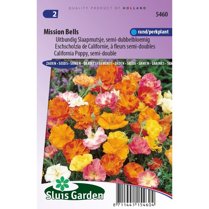California Poppy Mission Bells mix
