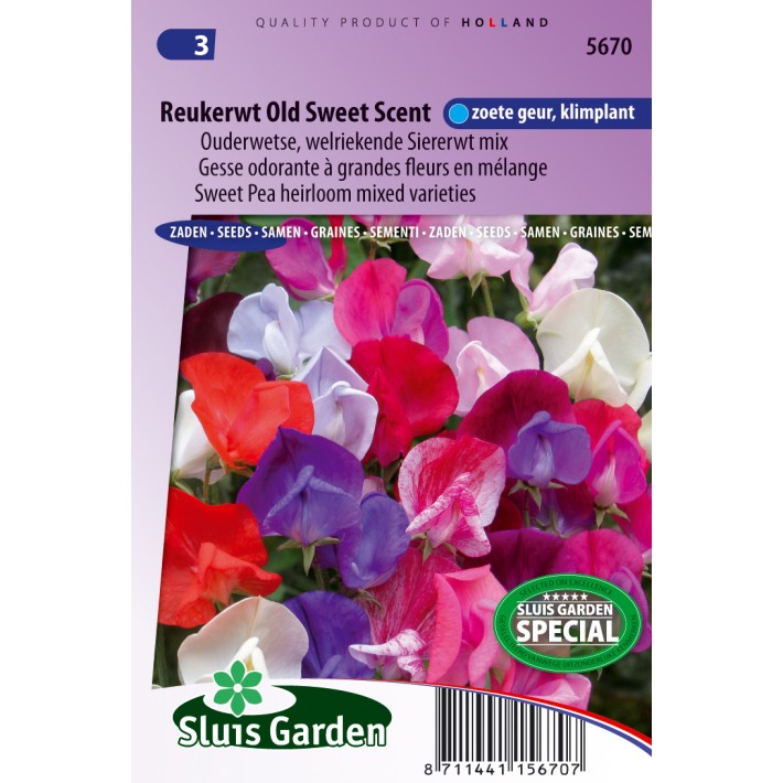 Sweet pea Old Sweet Scent (Heirloom varieties)