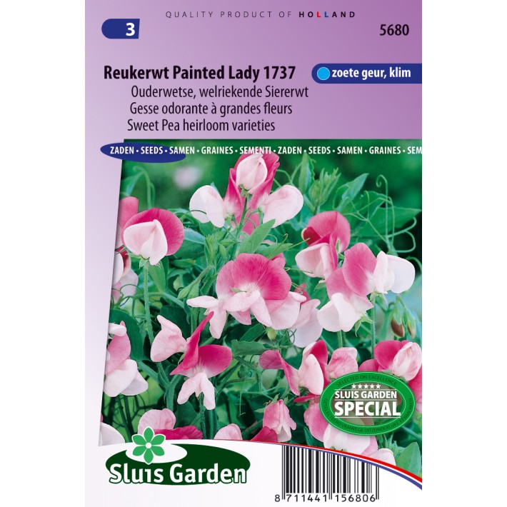 Sweet pea Painted lady,1937 (Heirloom variety)