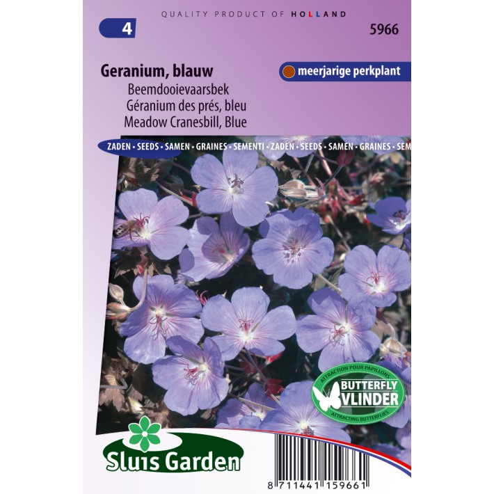 Geranium Blauw (Beemdooievaarsbek)