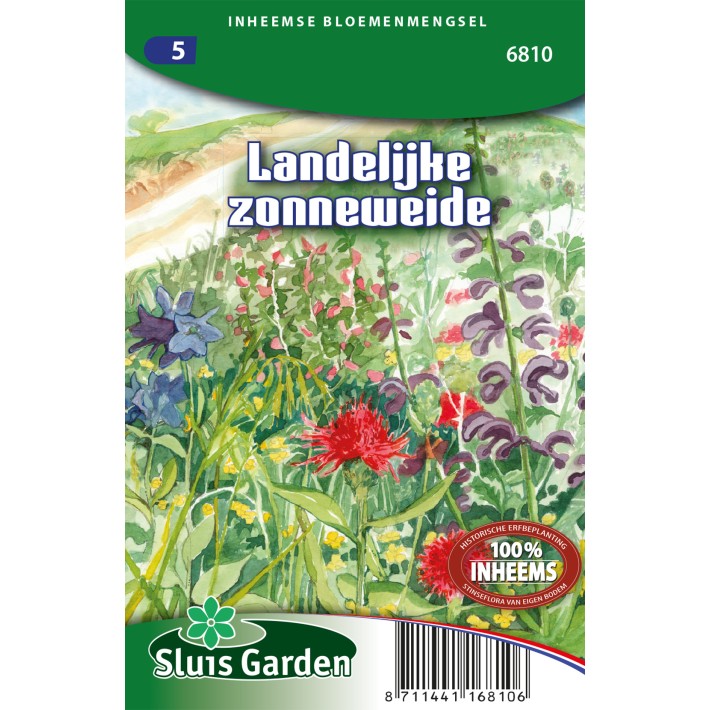 Rustieke of landelijke zonneweide