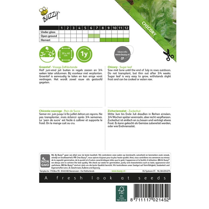 Buzzy® Chicory Sugarleaf