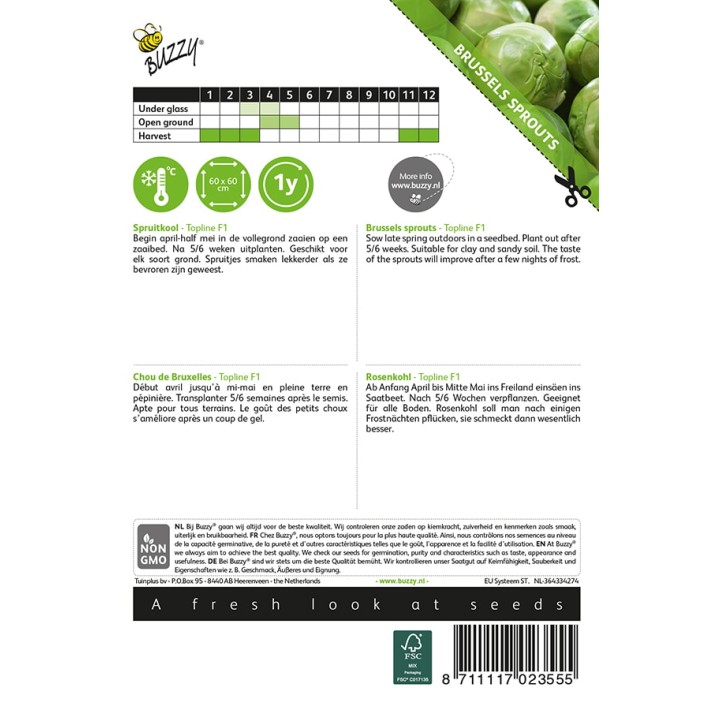 Buzzy® Brussels sprouts Topline F1