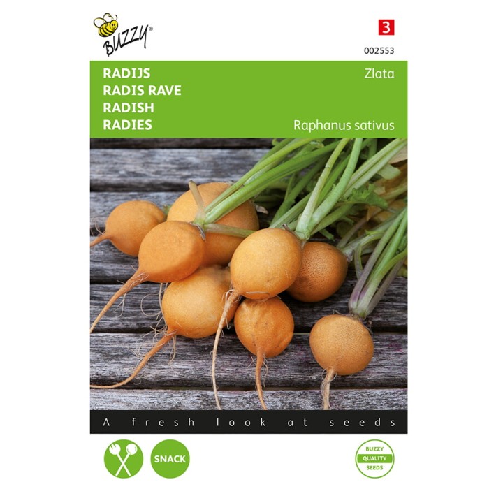 Buzzy® Radish Zlata Yellow Round