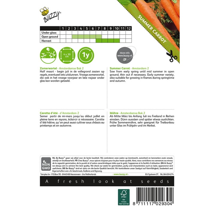 Buzzy® Summer Carrot Amsterdam 2
