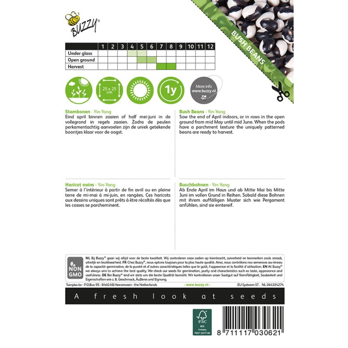 Buzzy® Bush Beans Yin-Yang *Amateur variety*