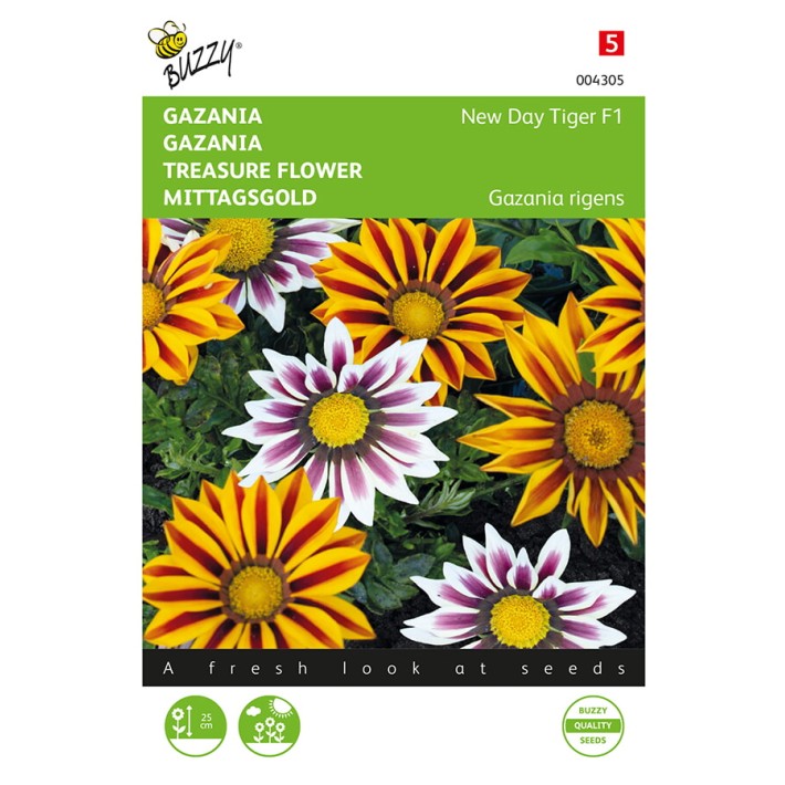 Gazania New Tiger F1 gemengd