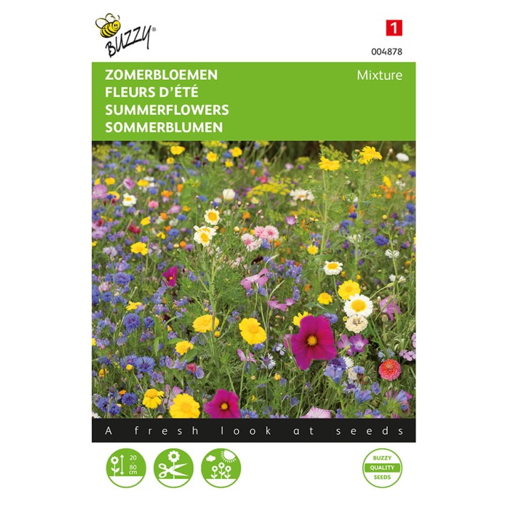 Zomerbloemen zaden gemengd eenjarig