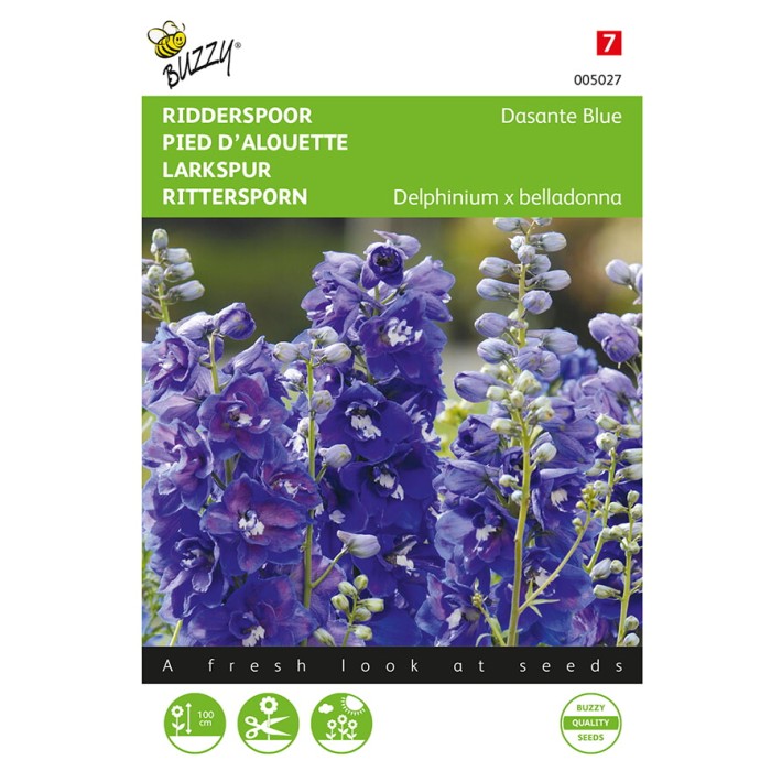 Buzzy® Delphinium, Larkspur Dasante Blue