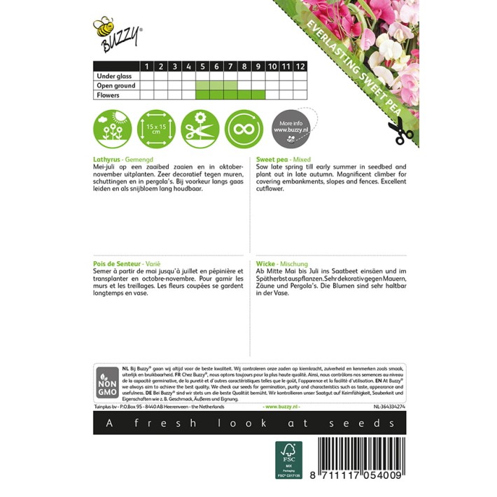 Buzzy® Everlasting sweet pea Mixed
