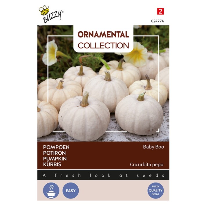Buzzy® Ornamental, Pumpkin Baby Boo