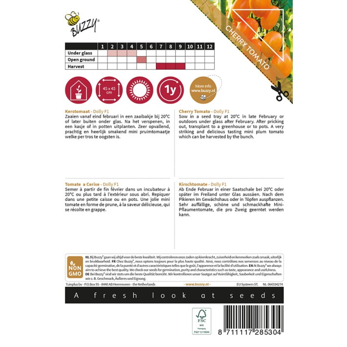 Buzzy® Pomodori, Cherry Tomato Dolly F1