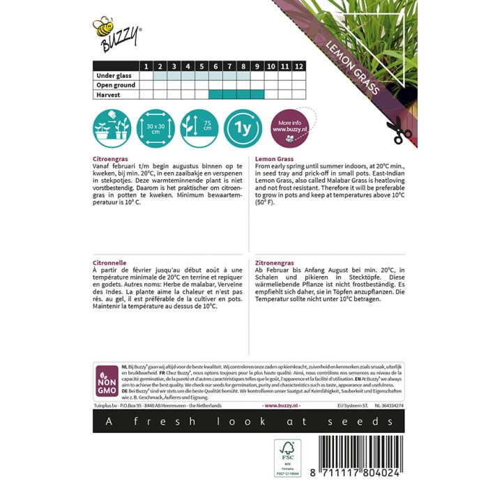 Buzzy® Xotica Citronnelle