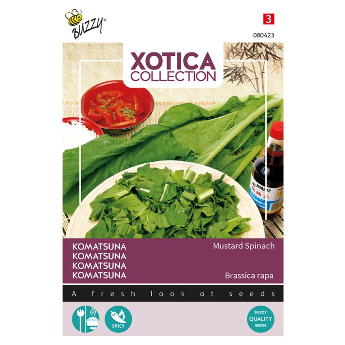 Buzzy® Xotica Komatsuna, Mustard Spinach