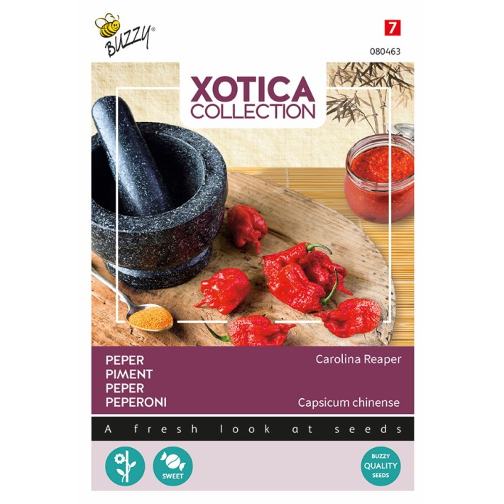 Buzzy® Xotica, Piment Carolina Reaper