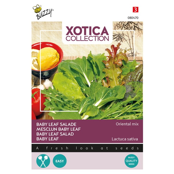 Buzzy® Xotica Mesclun Baby Leaf Oriental en mélange
