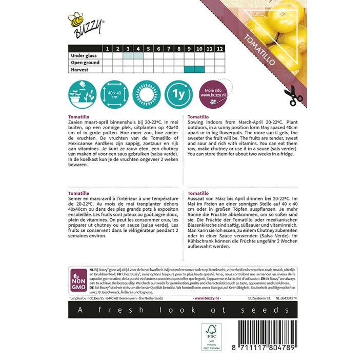 Buzzy® Xotica Tomatille du Mexique