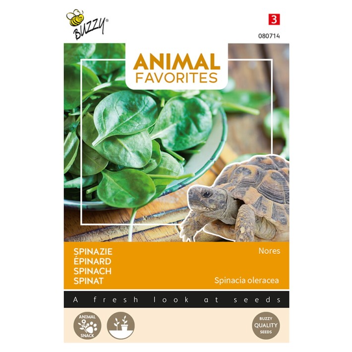 Buzzy® Animal Favorites Épinard Nores