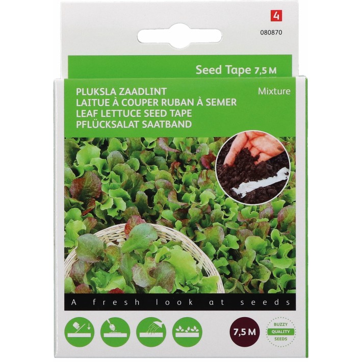 Buzzy® Ruban à semer Laitue a couper melangées
