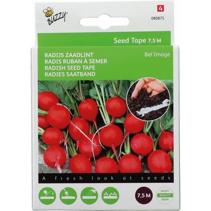 Buzzy® Seed Tape Radish Bel Image