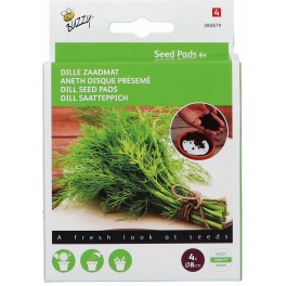 Seedpads Dille, 4 ronde pads