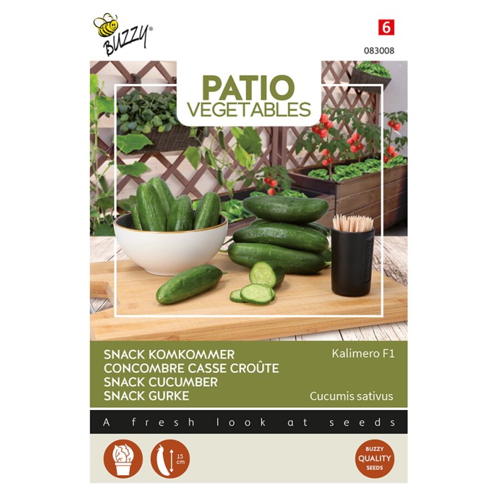 Buzzy® Patio Veggies, Concombre casse croûte Kalimero F1