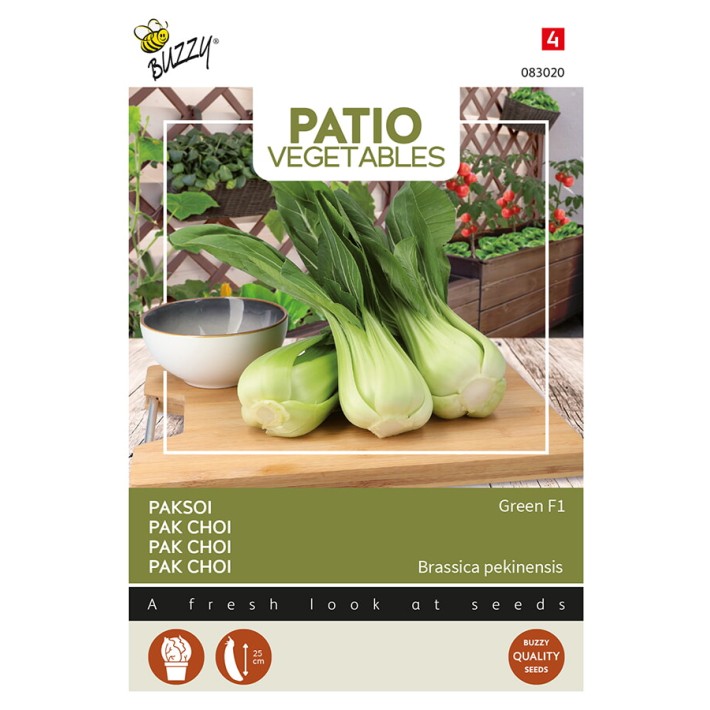 Buzzy® Patio Veggies, Pak Choi Green F1