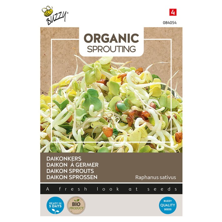 Buzzy® Organic Sprouting Daikon cress (BIO)