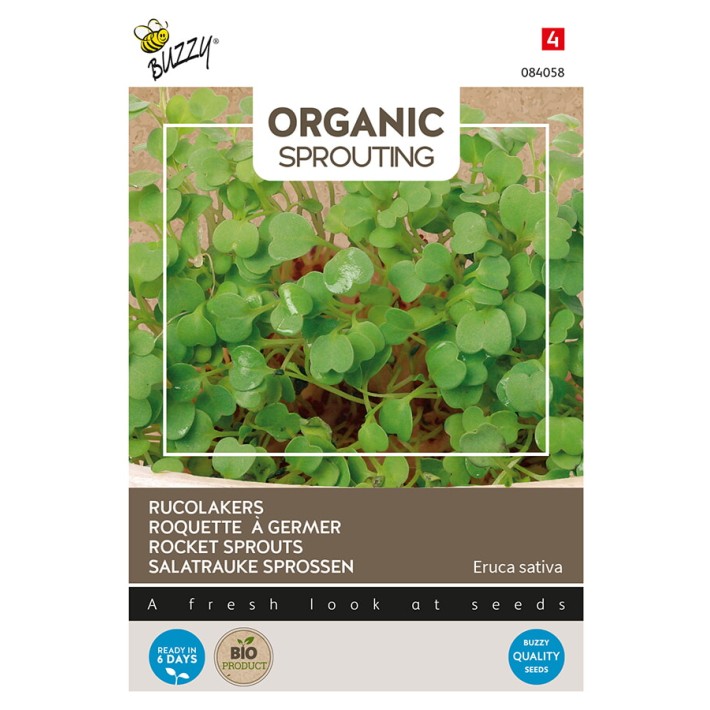 Buzzy® Organic Sprouting de roquette (BIO)
