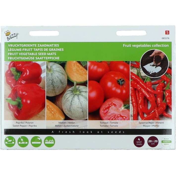 Buzzy® Tapis de Graines légumes fruits