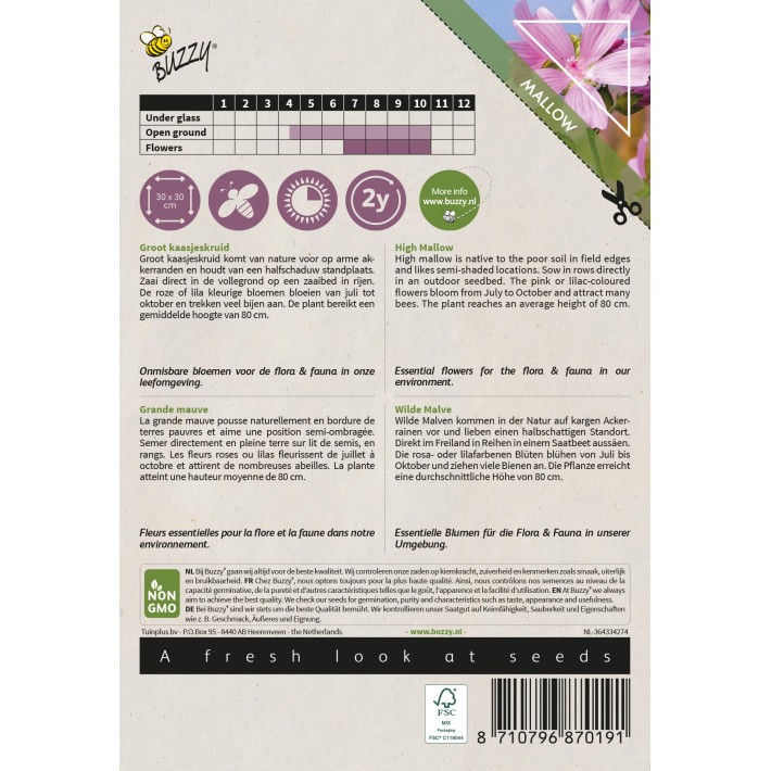 Buzzy® Native Flowers, Grande mauve