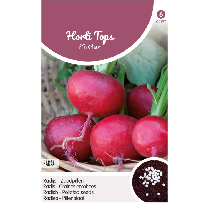 Pilstar Radis Graines enrobees