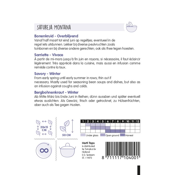 Horti Tops® Sarriette - Vivace