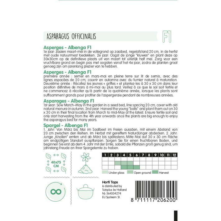 Horti Tops® Asperges Albenga F1