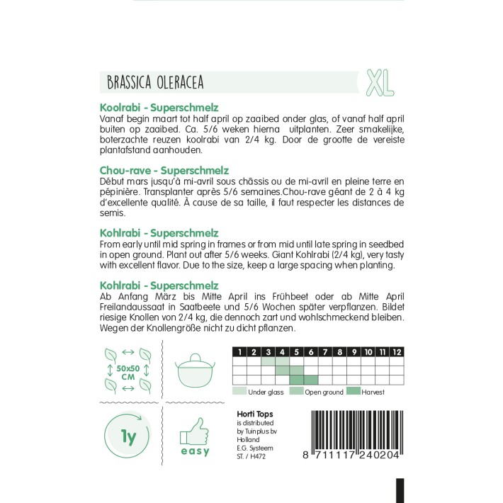 Horti Tops® Chou Rave Superschmelz Blanc