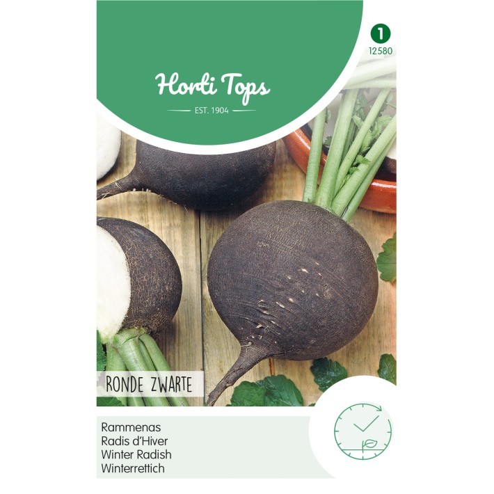 Horti Tops® Winter Radish Spanish black round