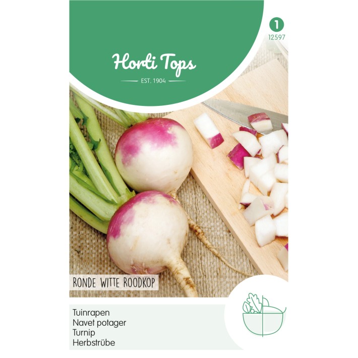 Horti Tops® Turnip Early Purple Top White Globe