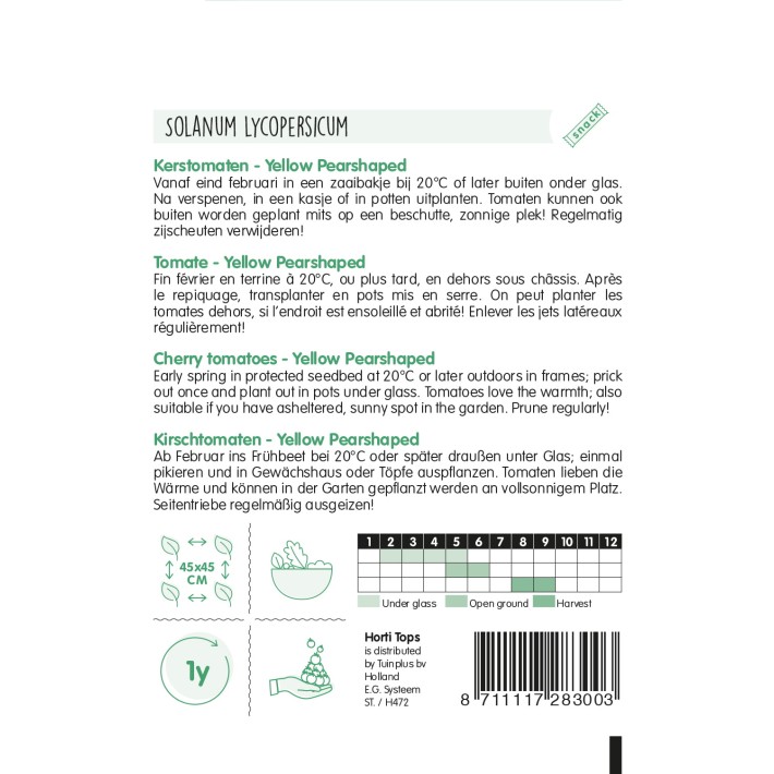 Horti Tops® Tomato Yellow Pearshaped