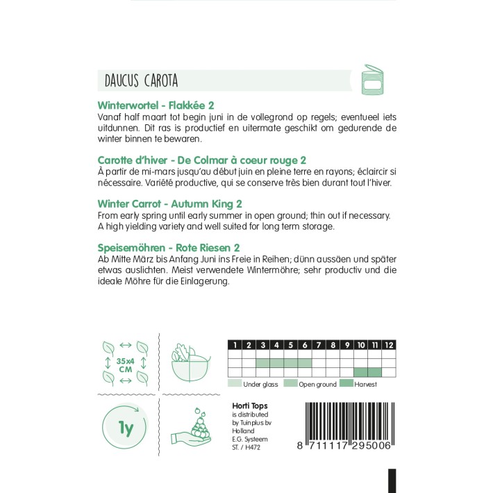 Horti Tops® Carotte De Flakkee 2