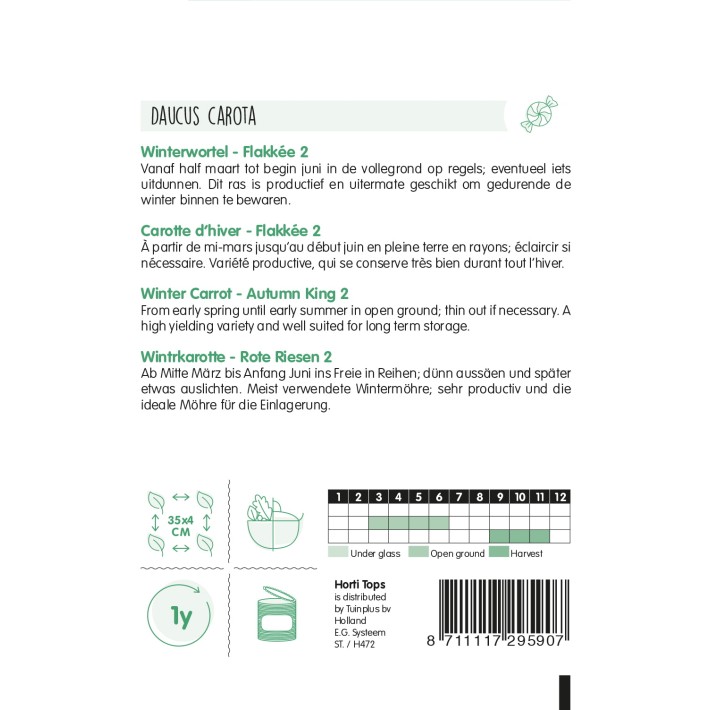 Horti Tops® Carrots Autumn King 2 10g