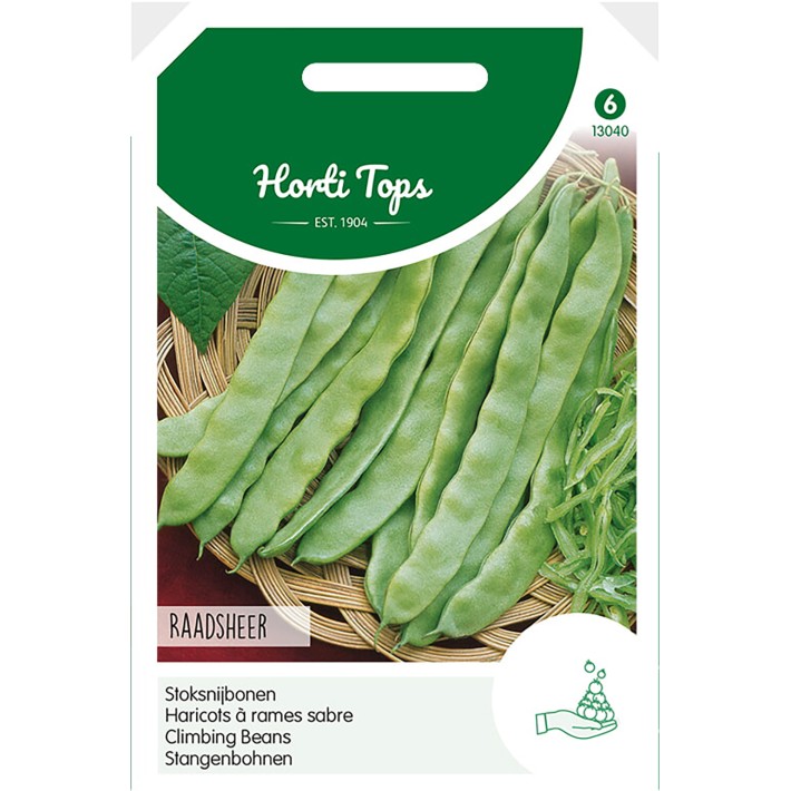 Climbing Beans Raadsheer - Type Marconi, 100g